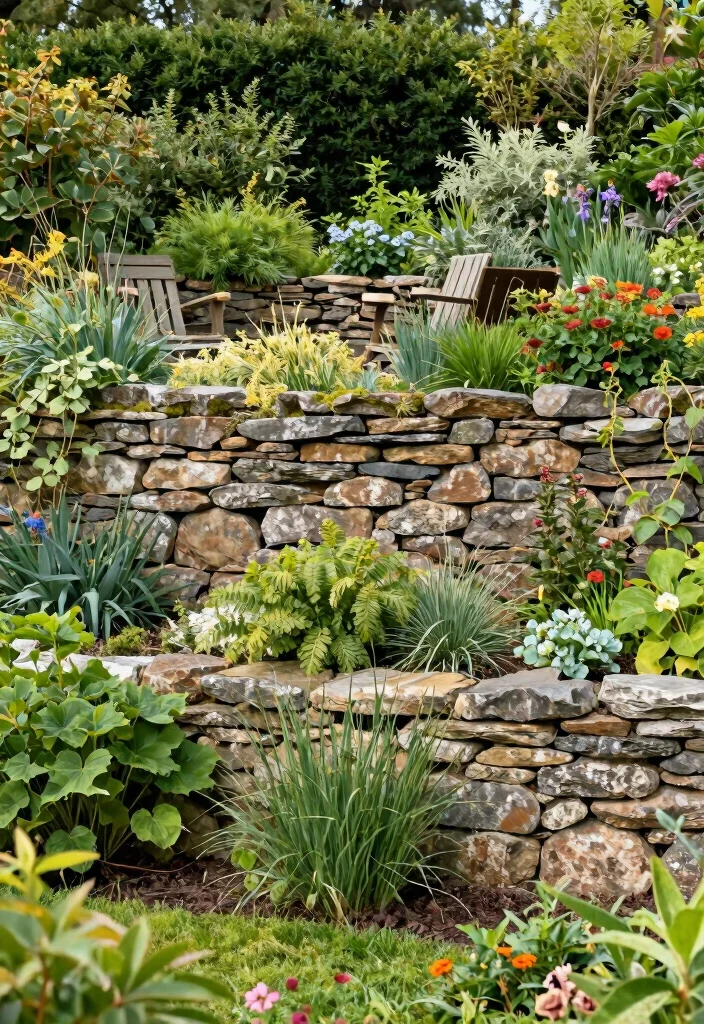 12 Outdoor Fence Ideas for Any Backyard Style 8. Stone Walls 0