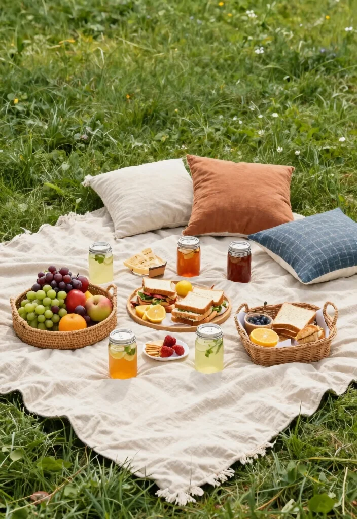 12 Outdoor Patio Dining Ideas for Family Meals 1. Eco Chic Picnic Setup 0