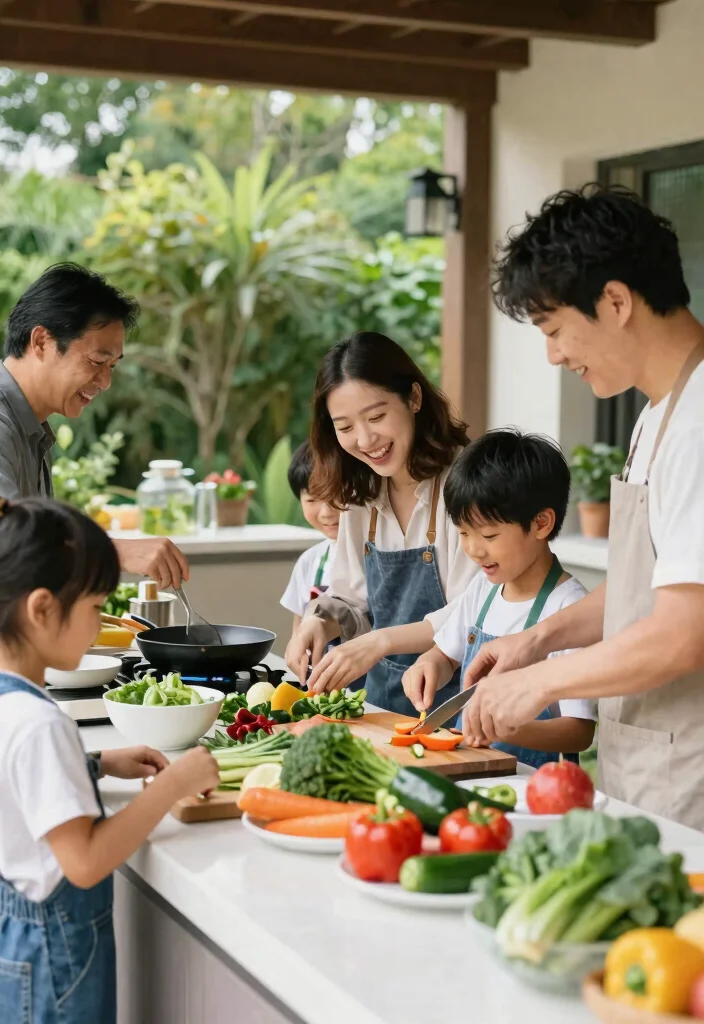 12 Outdoor Patio Dining Ideas for Family Meals 10. Engaging Family Cooking Classes 0