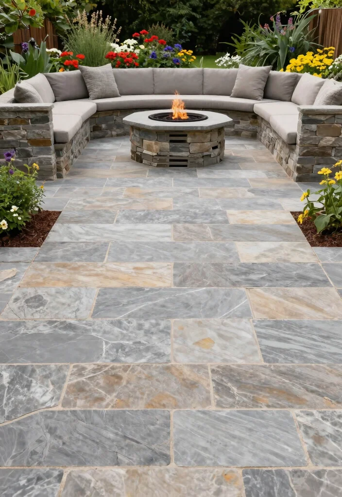 12 Outdoor Patio Flooring Ideas for Style and Durability 2 12 Outdoor Patio Flooring Ideas for Style and Durability 2. Stone Pavers 0