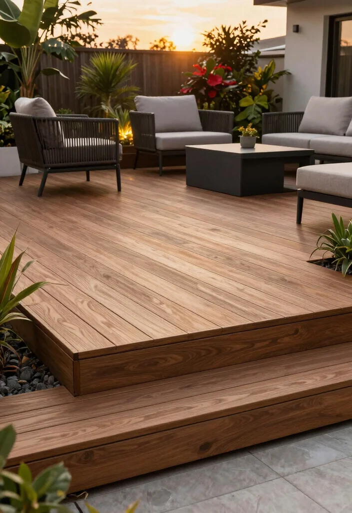 12 Outdoor Patio Flooring Ideas for Style and Durability 4 12 Outdoor Patio Flooring Ideas for Style and Durability 4. Composite Decking 0