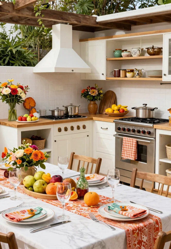 12 Outdoor Patio Kitchen Ideas for Easy Entertaining 12. Seasonal Decor Touches 0