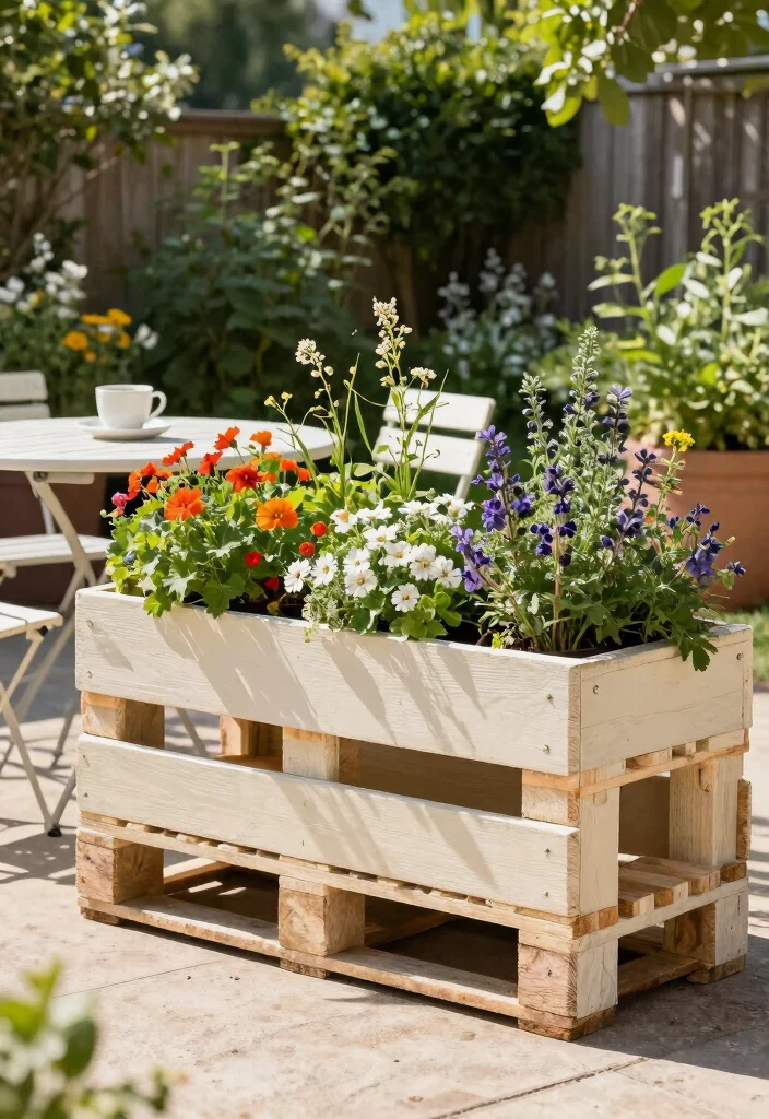 12 Outdoor Planter Box Ideas for Backyards and Patios 2. Pallet Planter Boxes 0
