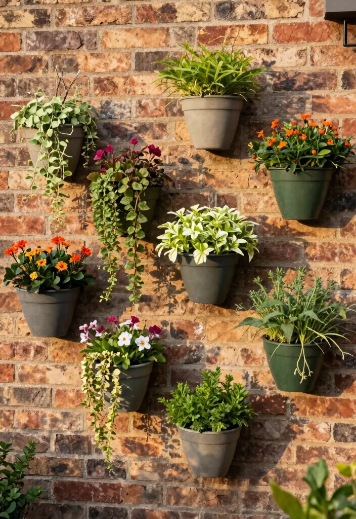 12 Outdoor Planter Ideas for Patios and Yards 1. Wall Mounted Planters 0
