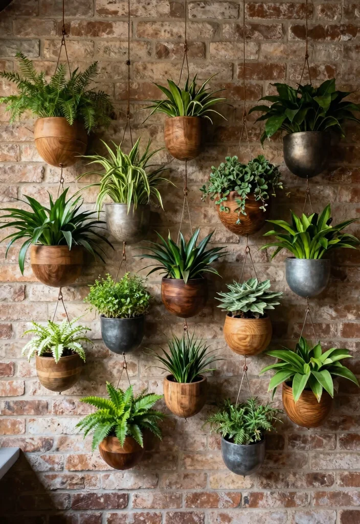 12 Outdoor Planter Ideas for Patios and Yards 9. Creative Hanging Wall Planters 0