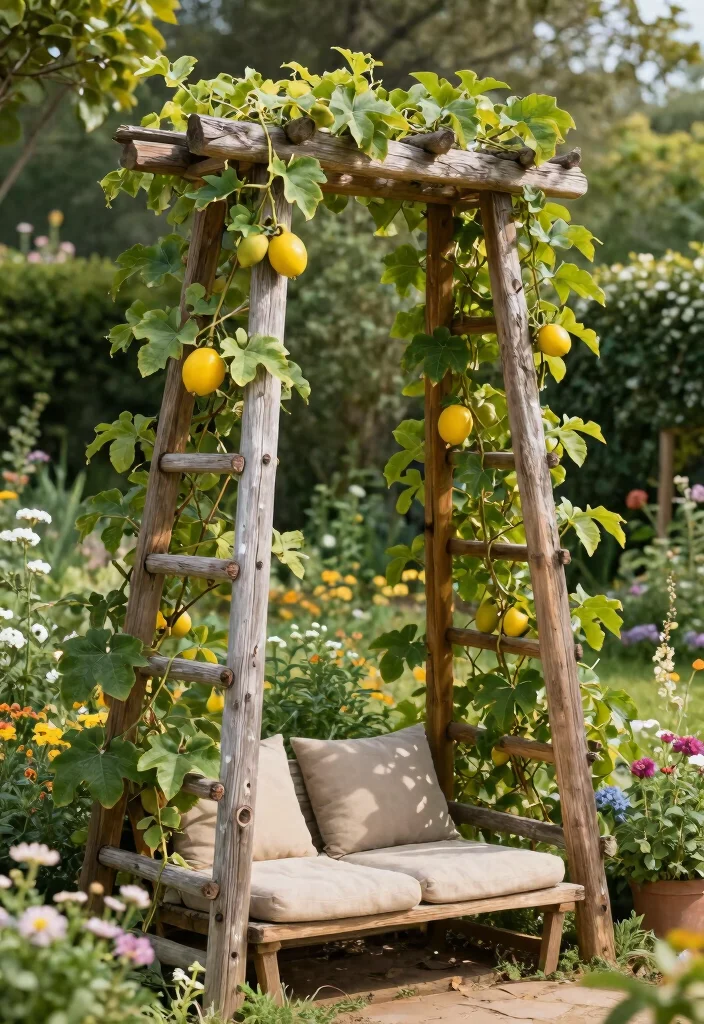12 Passion Fruit Trellis Garden Ideas for Strong Vines 1. Rustic Wooden A Frame Trellis 0