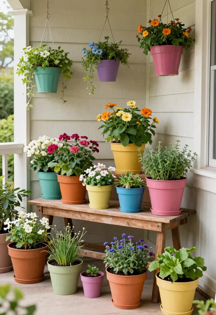 12 Patio Garden Ideas for Lush and Relaxing Spaces 12 12 Patio Garden Ideas for Lush and Relaxing Spaces 2. Container Gardening Magic 0