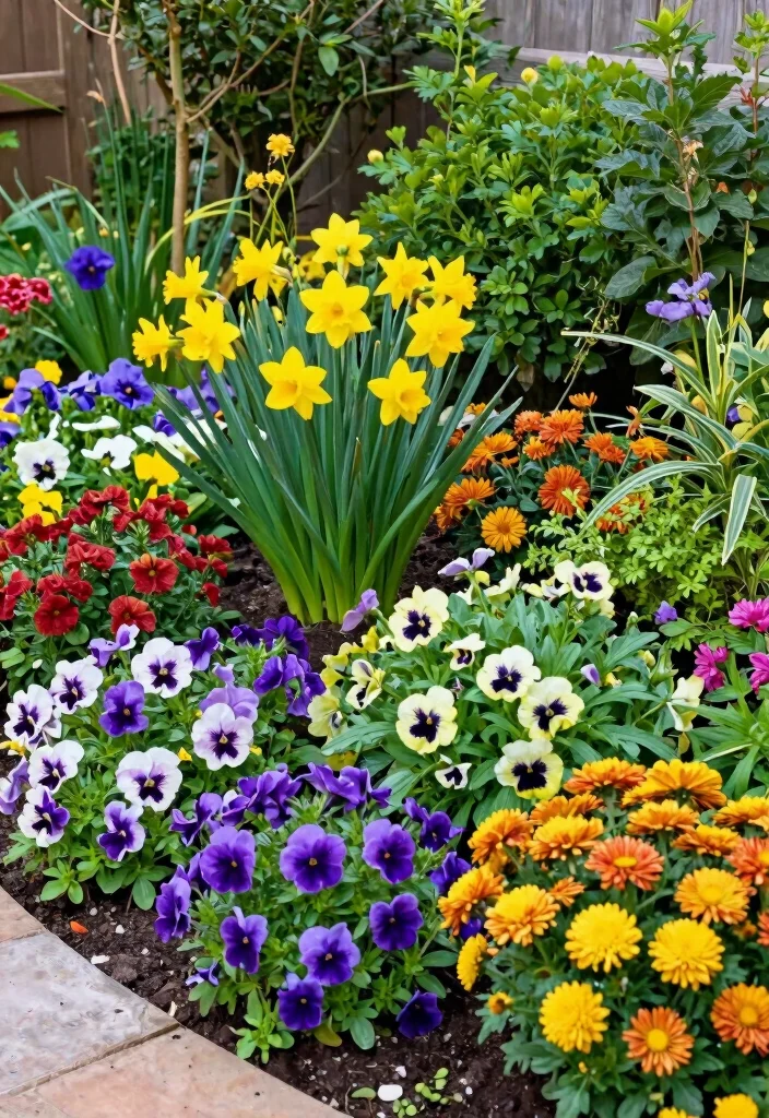 12 Patio Garden Ideas for Lush and Relaxing Spaces 37 12 Patio Garden Ideas for Lush and Relaxing Spaces 7. Seasonal Color Displays 0