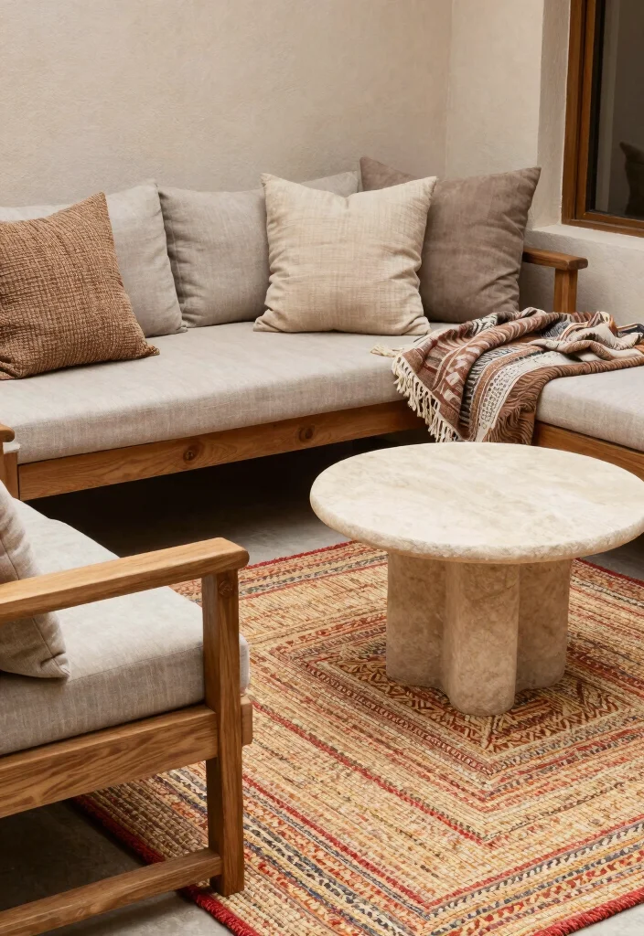 12 Patio Layout Ideas for Furniture Arrangement 61 12 Patio Layout Ideas for Furniture Arrangement 11. Layered Textures 0