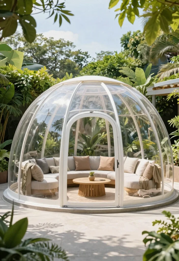 12 Patio Roof Extension Ideas to Expand Covered Space 11. Dome Structure 0