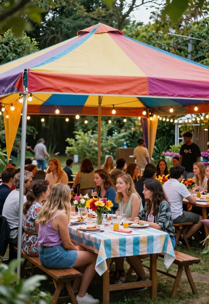 12 Patio Roof Extension Ideas to Expand Covered Space 5. Canopy Tents 0