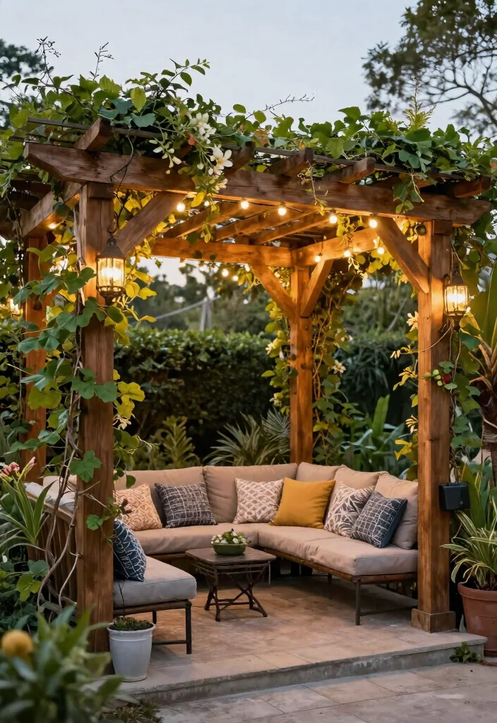12 Patio Trellis Ideas to Add Shade and Privacy Outdoors 8. Elegant Pergola Trellis 0