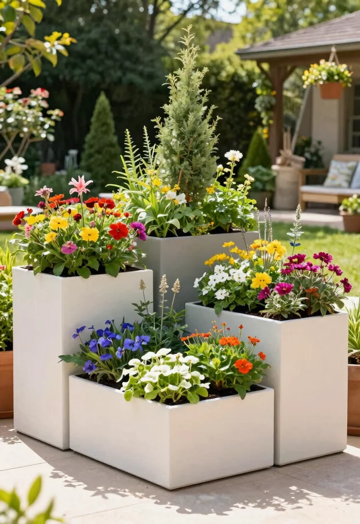 12 Planter Box Ideas for Outdoor Use 12. Modular Planter Boxes 0