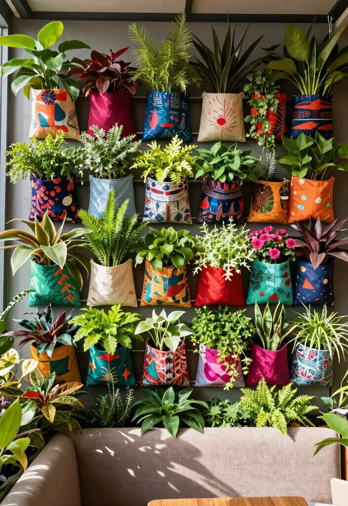 12 Planter Box Ideas for Patios Gardens and Backyards 7. Fabric Pocket Planters 0