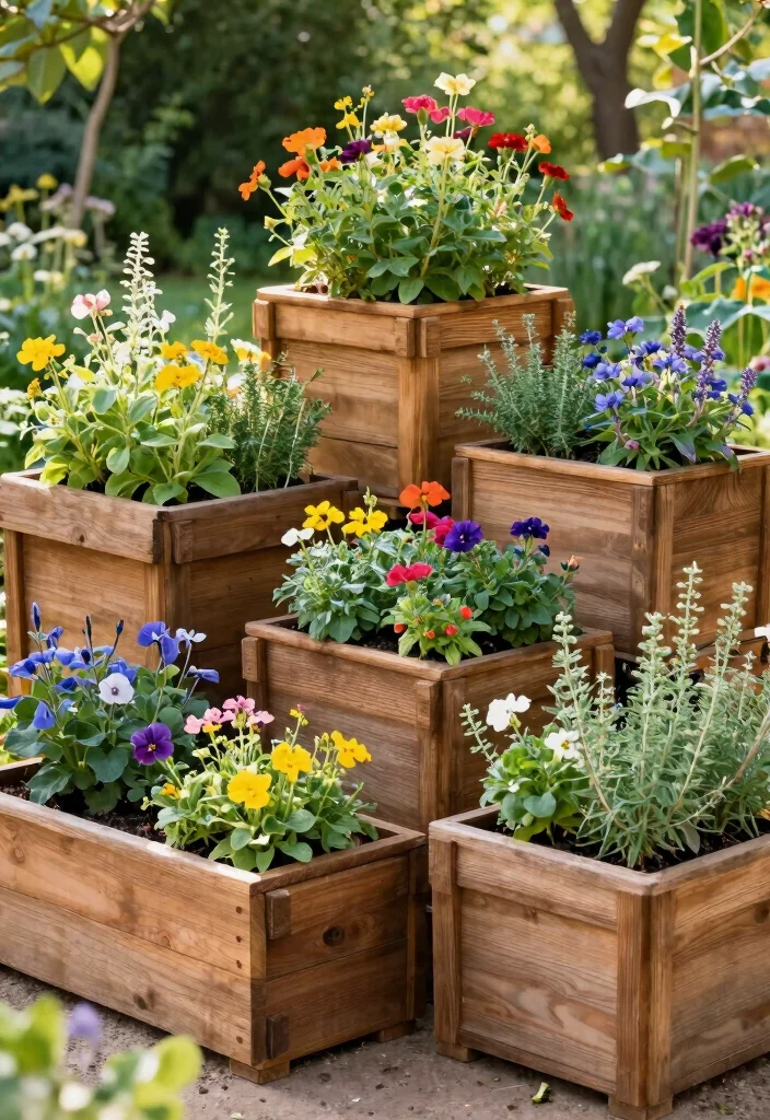 12 Planter Pot Ideas for Versatile Outdoor Styling 48 12 Planter Pot Ideas for Versatile Outdoor Styling 8. Wooden Box Planters 0