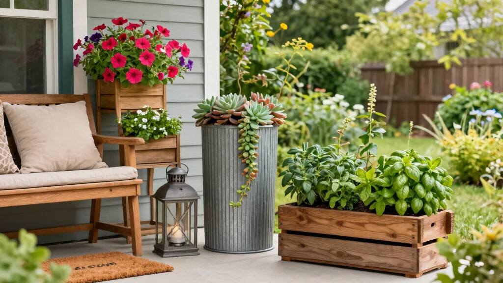 12 Porch Planter Ideas for Welcoming Entryways