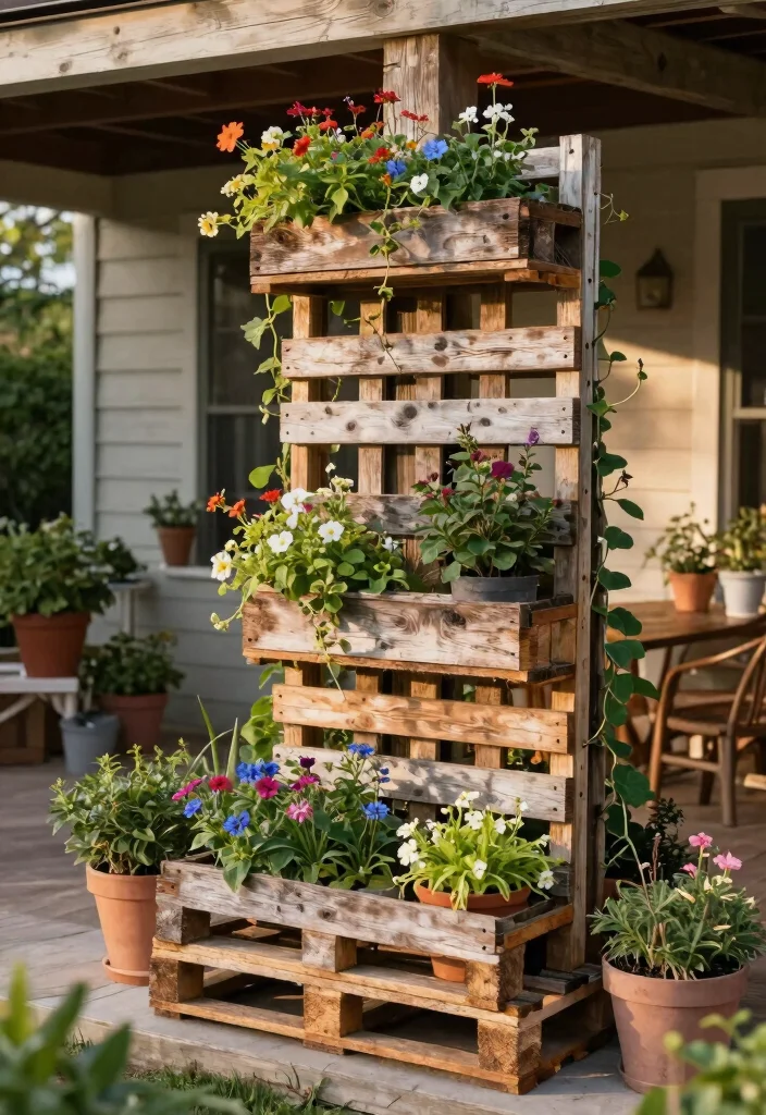 12 Porch Trellis Ideas for Shade and Privacy at Entryways 11. DIY Trellis with Recycled Materials 0
