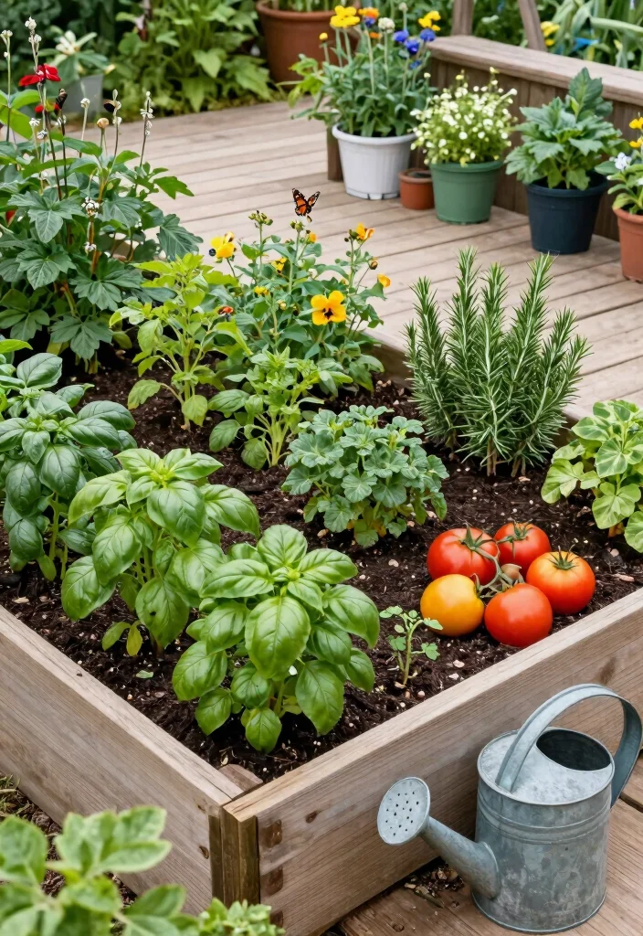 12 Relaxing Backyard Ideas for Calm and Comfortable Spaces 5. Plant a Herb or Vegetable Garden 0