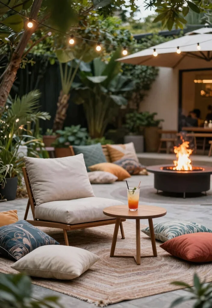 12 Relaxing Backyard Ideas for Calm and Comfortable Spaces 6. Create Cozy Seating Areas 0