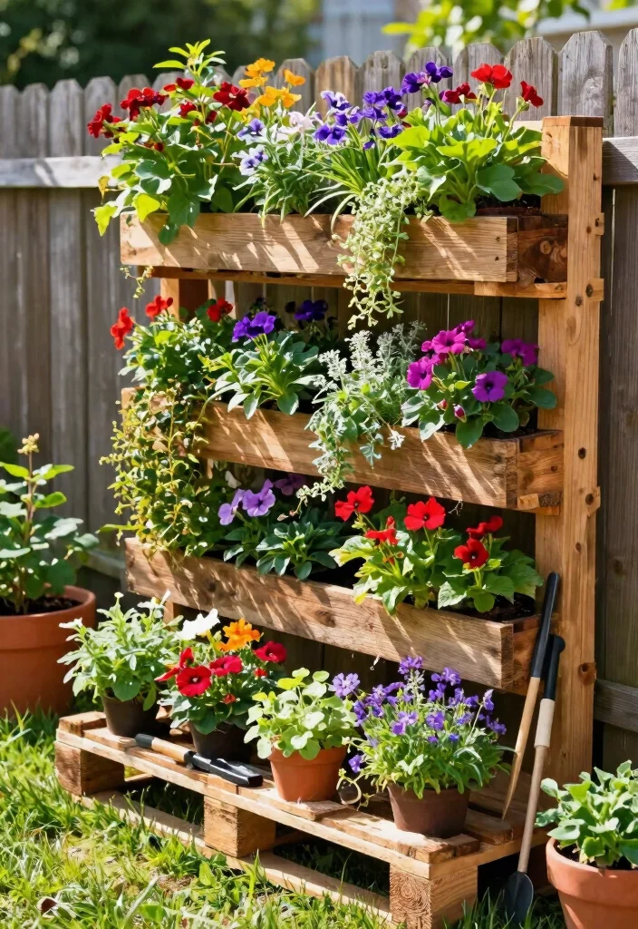 12 Simple Backyard Ideas That Are Easy to Build and Maintain 1. Vertical Garden Wall 0