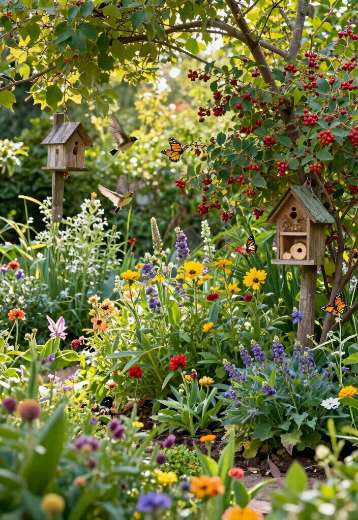 12 Simple Backyard Ideas That Are Easy to Build and Maintain 10. Wildlife Habitat Garden 0