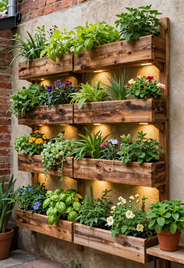 12 Small Outdoor Patio Ideas That Feel Open and Airy 1. Vertical Gardens 0