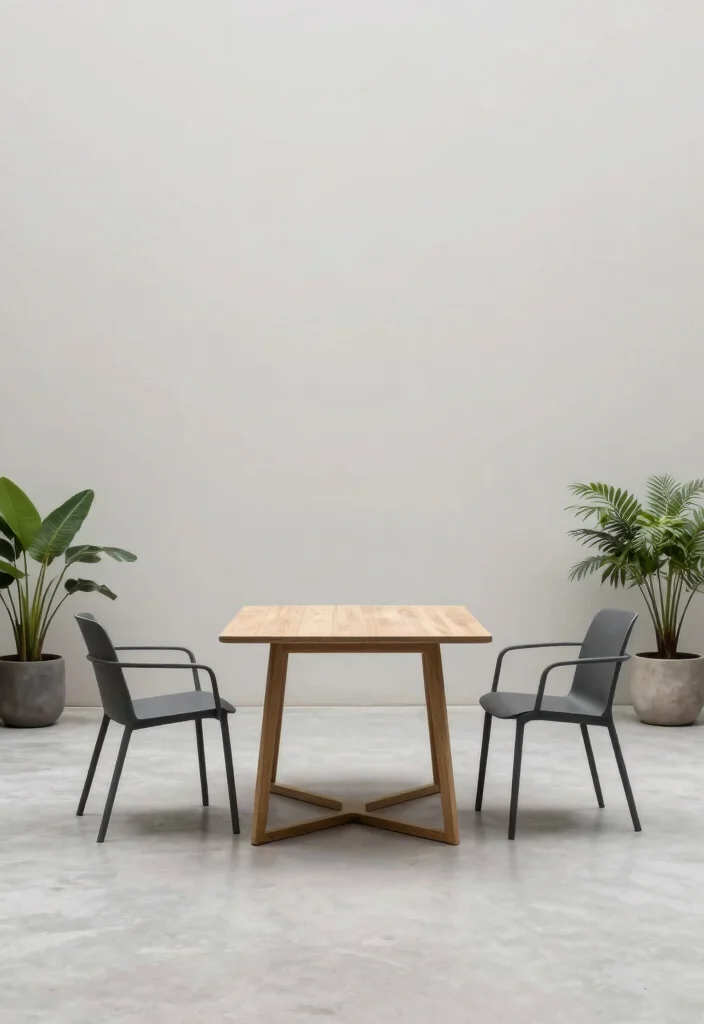 12 Small Outdoor Patio Ideas That Feel Open and Airy 9. Minimalist Approach 0