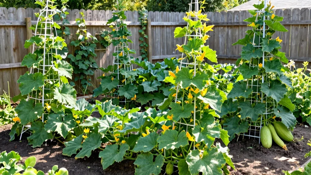 12 Squash Trellis Ideas for Vertical Vegetable Gardens