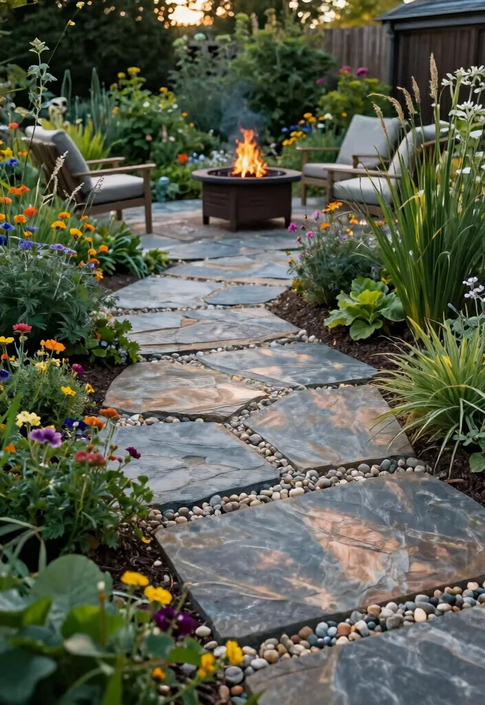 12 Stone Patio Ideas for Timeless Natural Style 1 12 Stone Patio Ideas for Timeless Natural Style 1. Rustic Flagstone Retreat 0