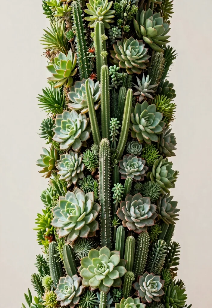 12 Succulent Planter Ideas for Low Maintenance Style 11. Succulent Columns or Towers 0