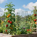 12 Tomato Trellis Ideas for Raised Garden Beds