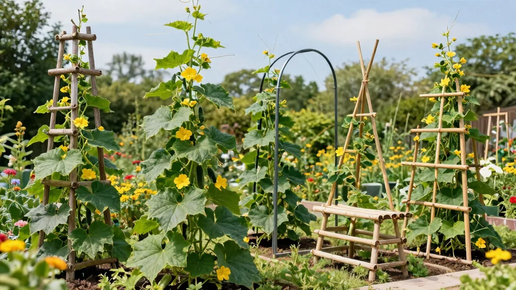 12 Trellis Ideas for Cucumbers That Maximize Yield