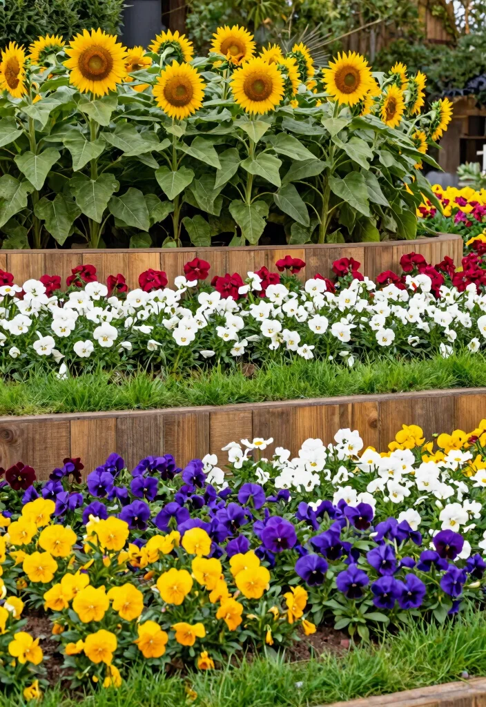 12 Uneven Backyard Ideas for Sloped Yard Solutions 1. Terraced Flower Beds 0