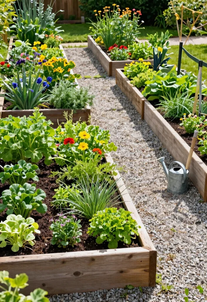 12 Uneven Backyard Ideas for Sloped Yard Solutions 3. Raised Garden Beds 0