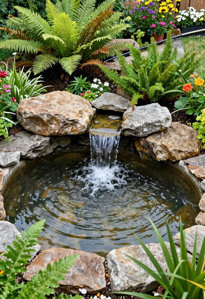 12 Uneven Backyard Ideas for Sloped Yard Solutions 7. Water Features for Erosion Control 0