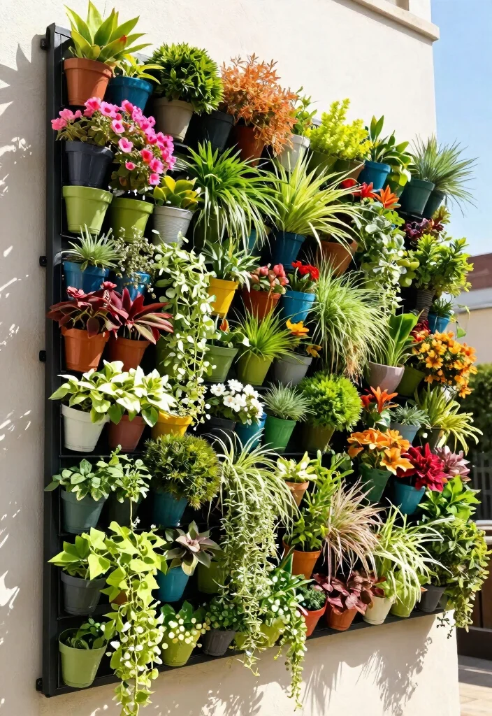 12 Uneven Backyard Ideas for Sloped Yard Solutions 8. Vertical Gardens 0