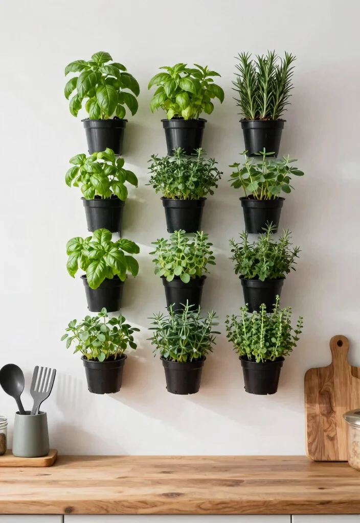 12 Wall Planter Ideas for Vertical Gardening 1. Vertical Herb Garden 0