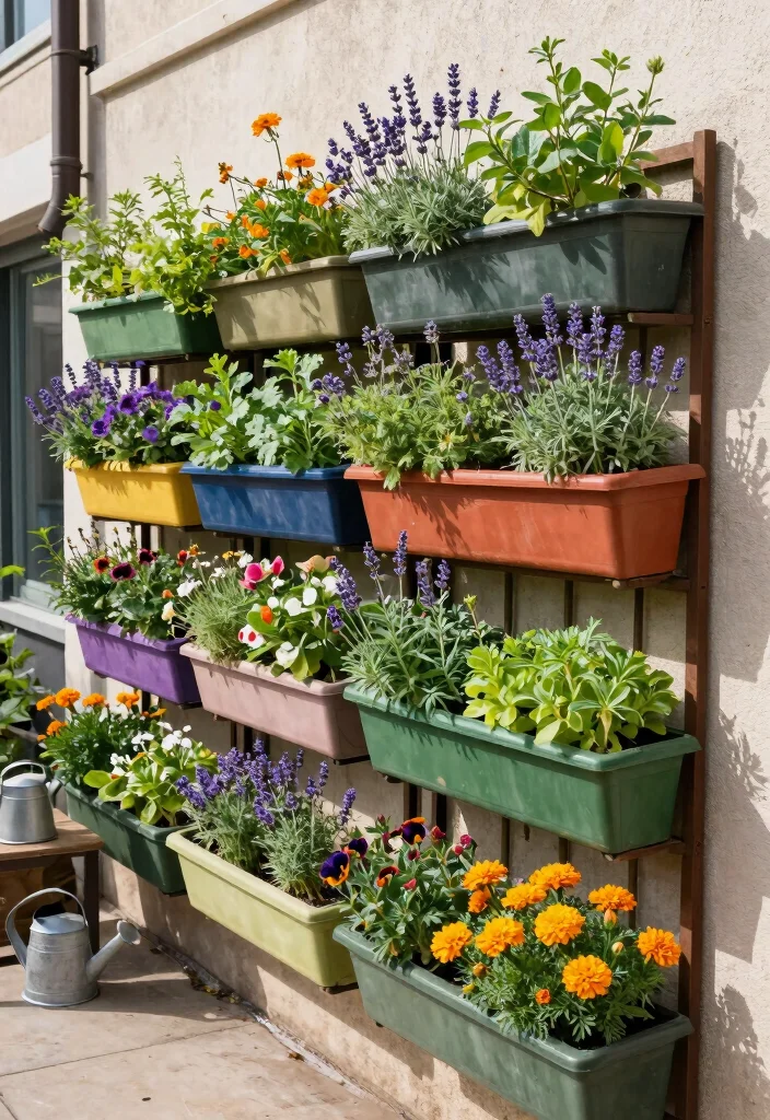 12 Wall Trellis Ideas for Vertical Flowers and Climbing Plants 12 12 Wall Trellis Ideas for Vertical Flowers and Climbing Plants 2. Vertical Planter Wall 0