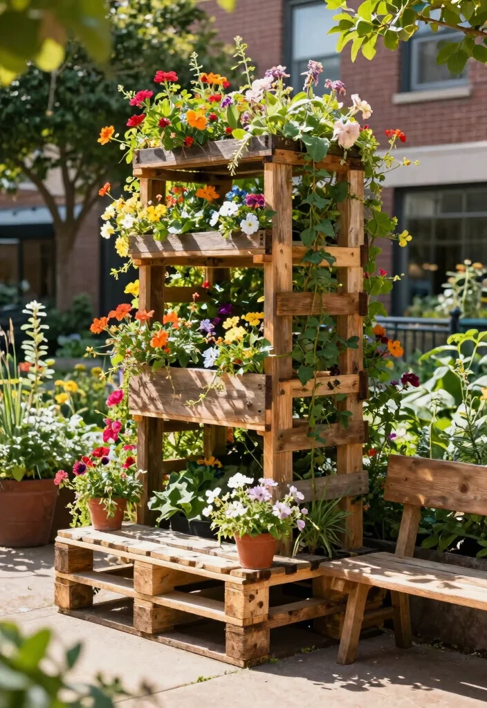 12 Wall Trellis Ideas for Vertical Flowers and Climbing Plants 24 12 Wall Trellis Ideas for Vertical Flowers and Climbing Plants 4. DIY Pallet Trellis 0
