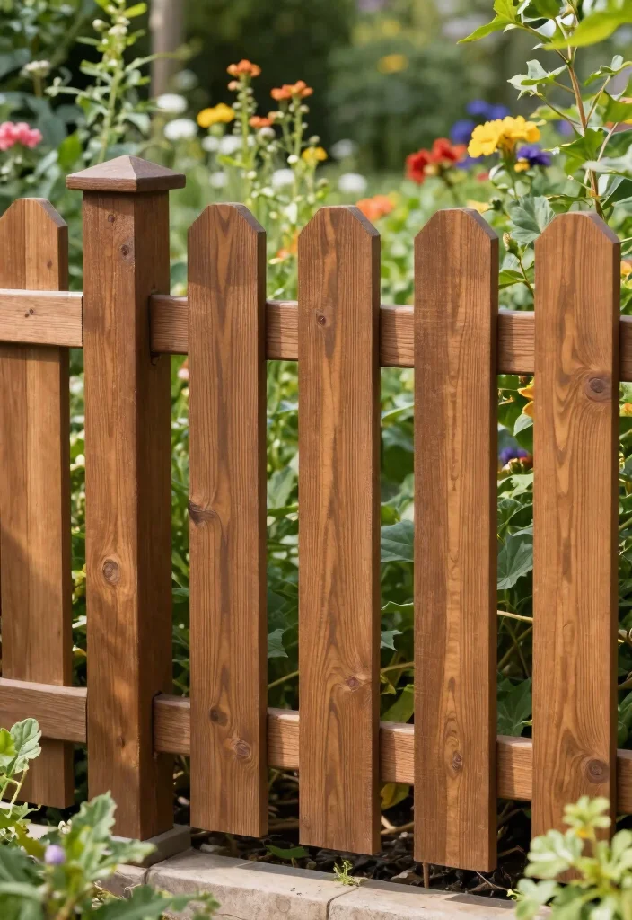 12 Wood Fence Ideas for Classic and Durable Yard Boundaries 12. Eco Friendly Treated Wood Fence 0