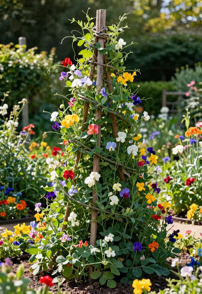 12 Wood Trellis Ideas for Natural and Classic Garden Style 8. Spiral Trellis Design 0