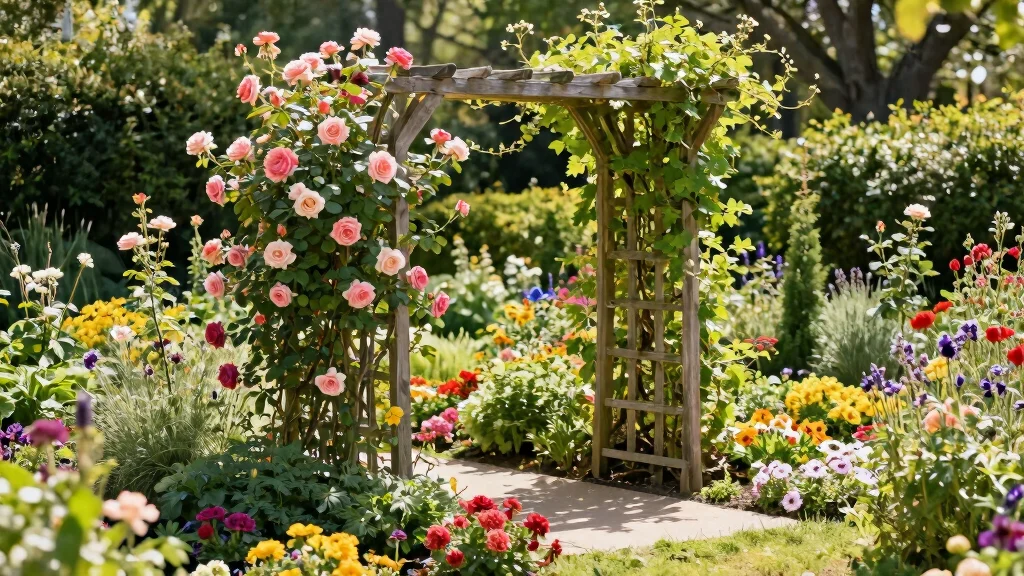 12 Wood Trellis Ideas for Natural and Classic Garden Style