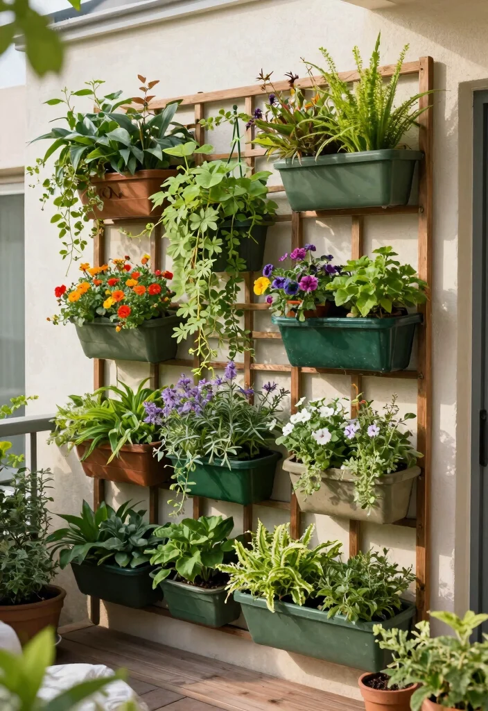 14 Back Patio Ideas for Everyday Outdoor Use 1. Vertical Gardens for Space Efficiency 0