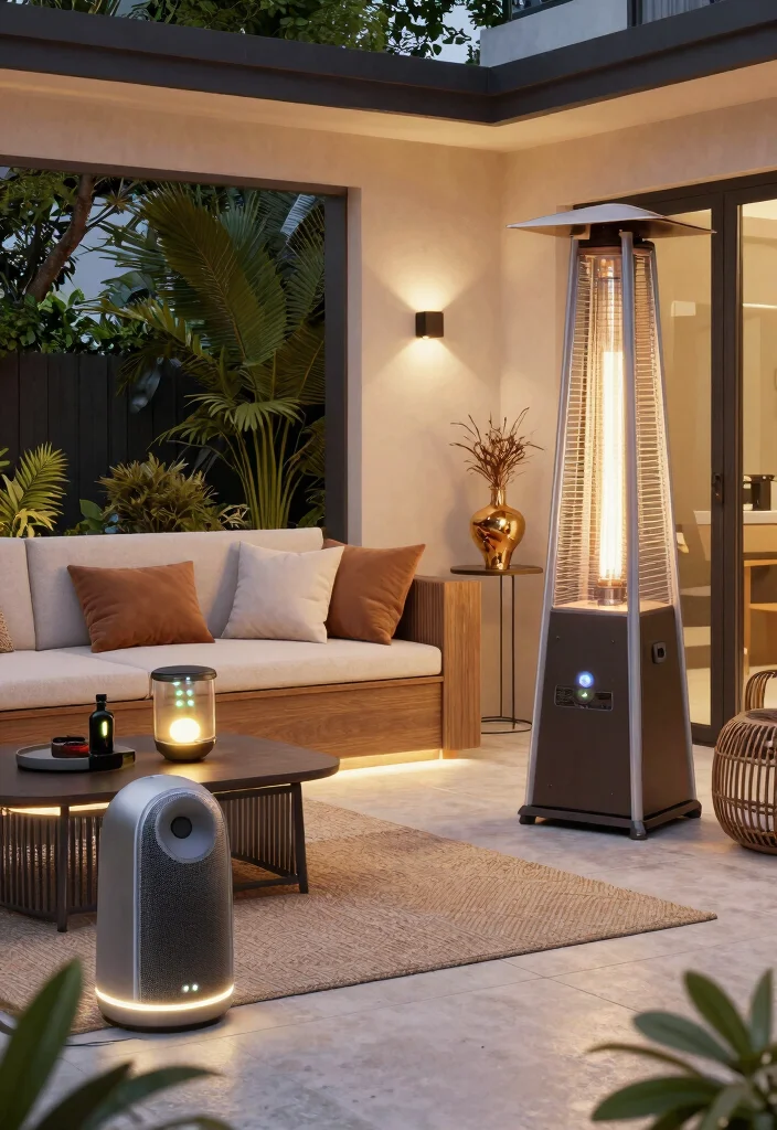 14 Back Patio Ideas for Everyday Outdoor Use 13. Incorporating Technology in Outdoor Spaces 0
