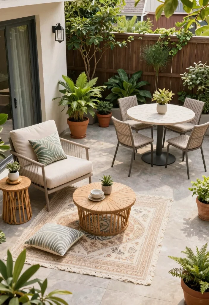 14 Back Patio Ideas for Everyday Outdoor Use 9. Multi Functional Outdoor Spaces 0
