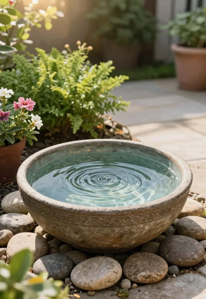 14 Back Patio Ideas on a Budget That Look Polished 40 14 Back Patio Ideas on a Budget That Look Polished 10. Water Feature on a Budget 0