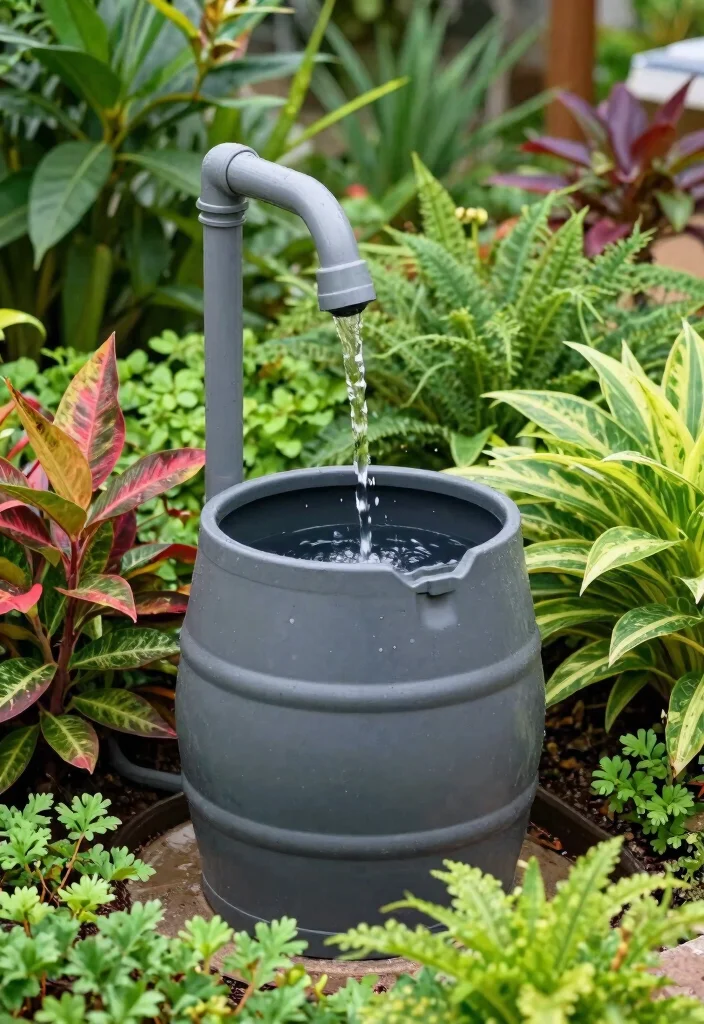14 Backyard Decorating Ideas to Refresh Your Outdoor Space 12. Rainwater Harvesting System 0