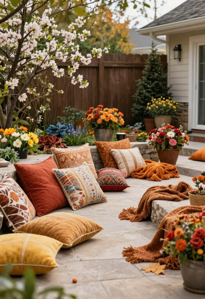 14 Backyard Decorating Ideas to Refresh Your Outdoor Space 13. Seasonal Decor Changes 0