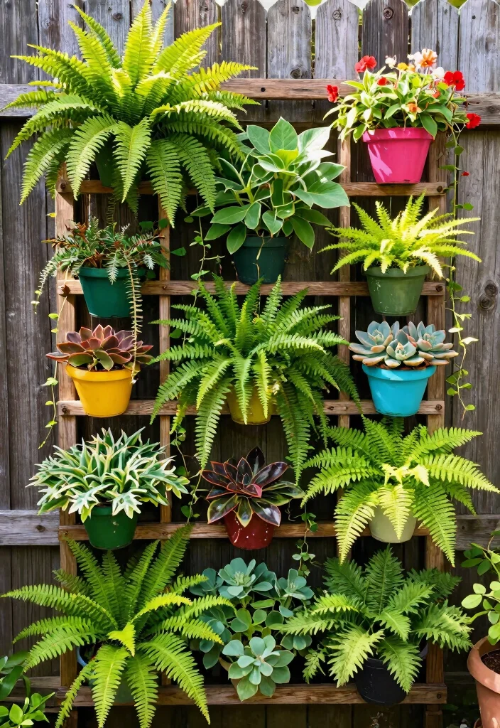 14 Backyard Decorating Ideas to Refresh Your Outdoor Space 2. Vertical Gardens 0