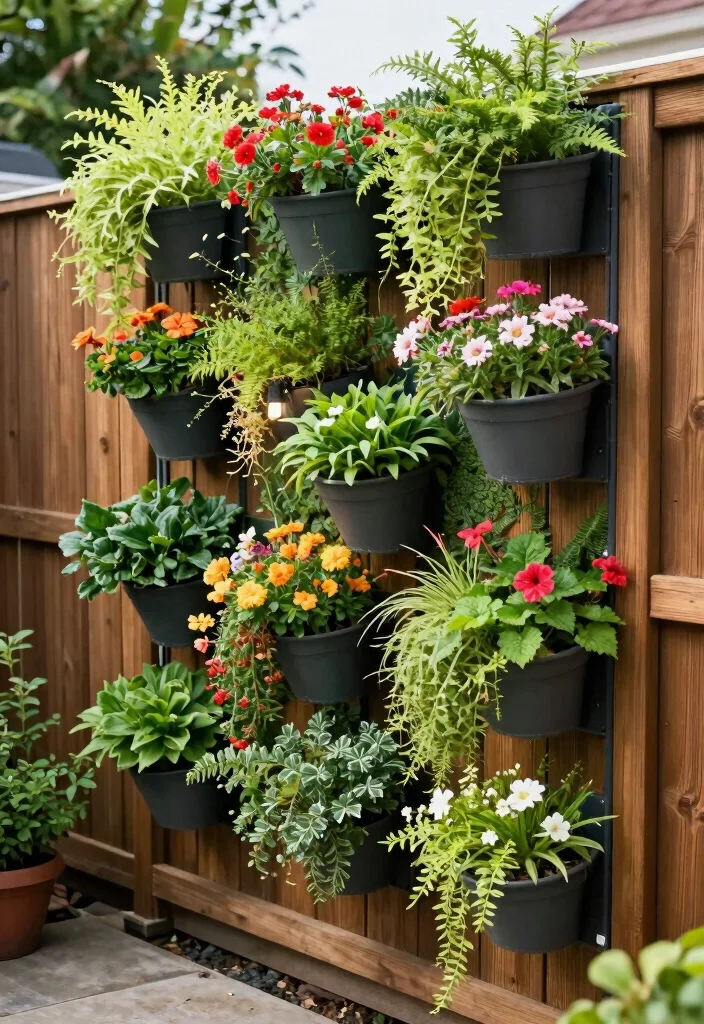14 Backyard Garden Ideas for Small and Large Yards 2. Vertical Gardens for Space saving Appeal 0
